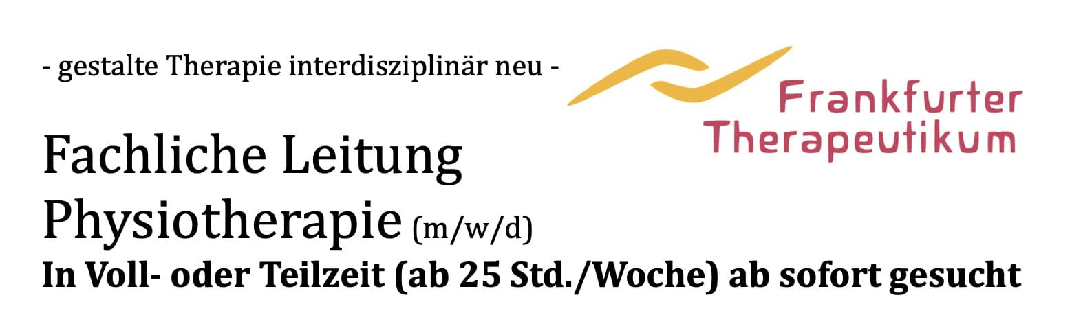 Fachliche Leitung Physiotherapie Fachliche Leitung Physiotherapie